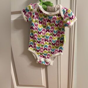 Vera Bradley Multicolor Butterfly Kids Bodysuit/onesie